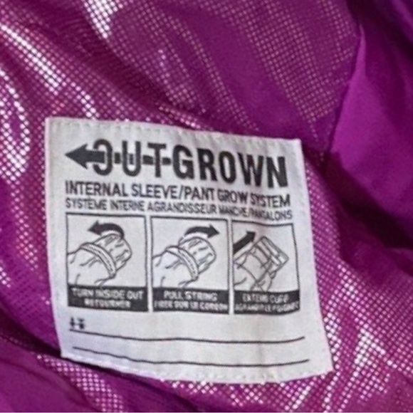 Columbia Omni Tech Heat Waterproof Breathable Purple Hooded Jacket L 14/16 - Picture 7 of 13